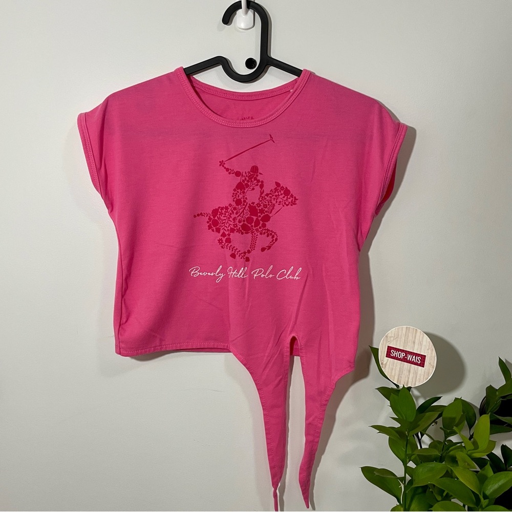 Beverly Hills Polo Club Fuchsia Cotton Top